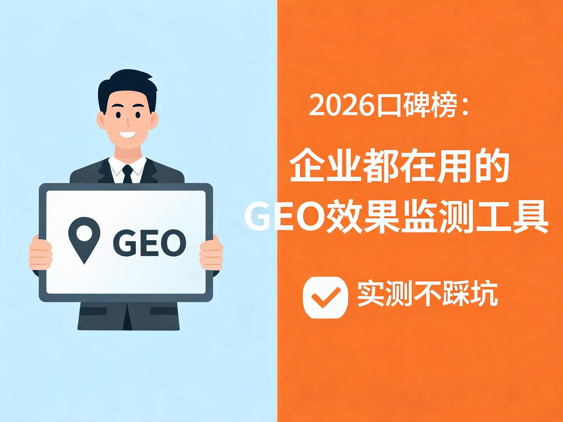 2026口碑榜：企业都在用的GEO效果监测工具，实测不踩坑