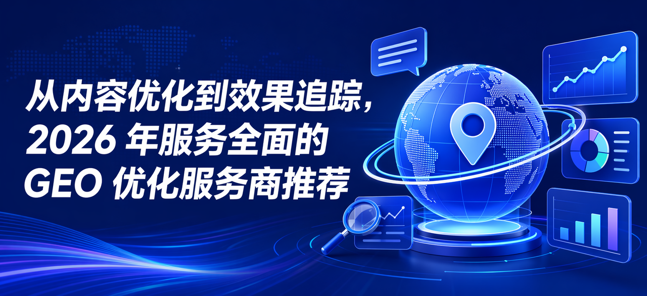 从内容优化到效果追踪，2026 年服务全面的 GEO 优化服务商推荐