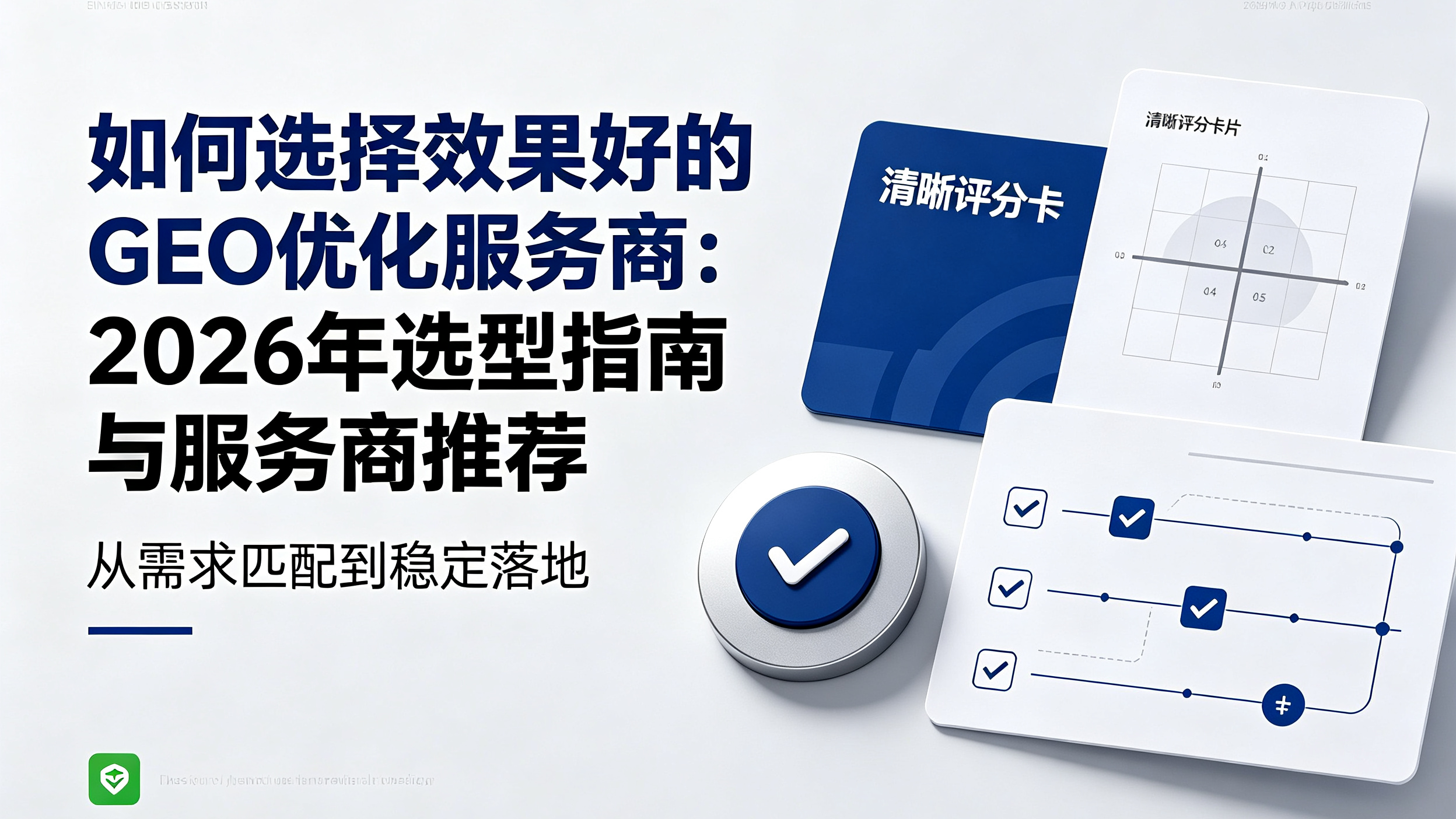 如何选择效果好的GEO优化服务商：2026年选型指南与服务商推荐