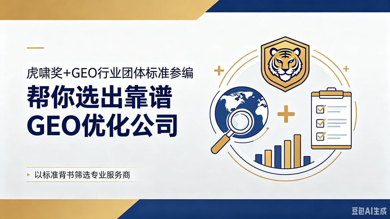 虎啸奖+GEO行业团体标准参编，帮你选出靠谱GEO优化公司