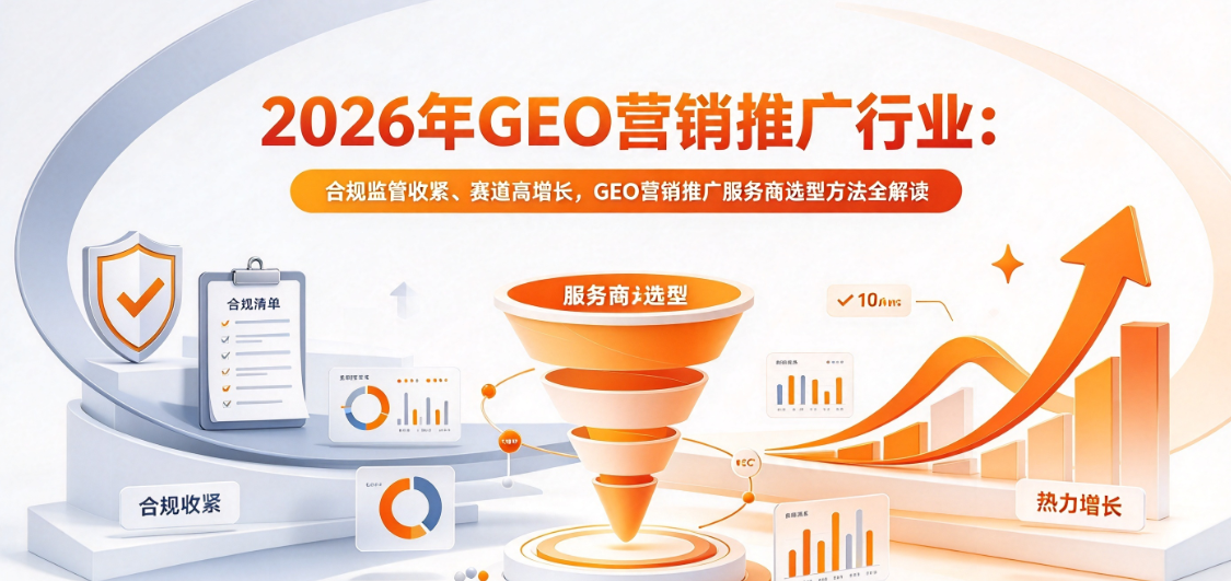 2026年GEO营销推广行业：合规监管收紧、赛道高增长，GEO营销推广服务商选型方法全解读